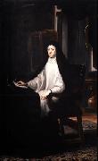 unknow artist Portrait of Queen Mariana de Austria as a Widow Spain oil painting artist
